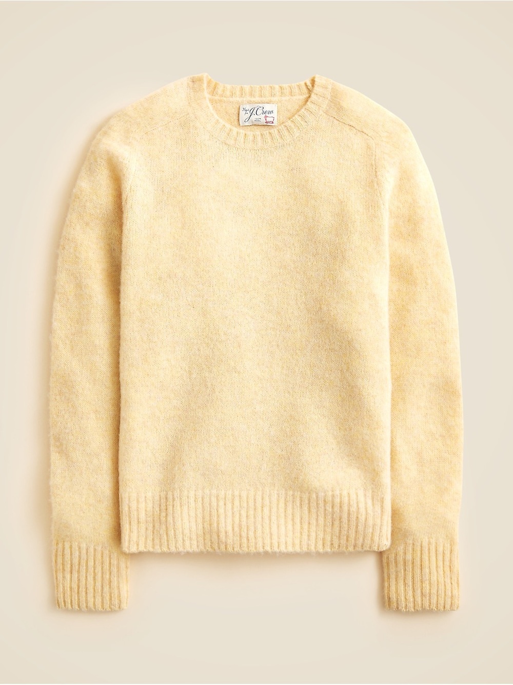 J.Crew Soft-washed 100% Wool Saddle-Sleeve Sweater